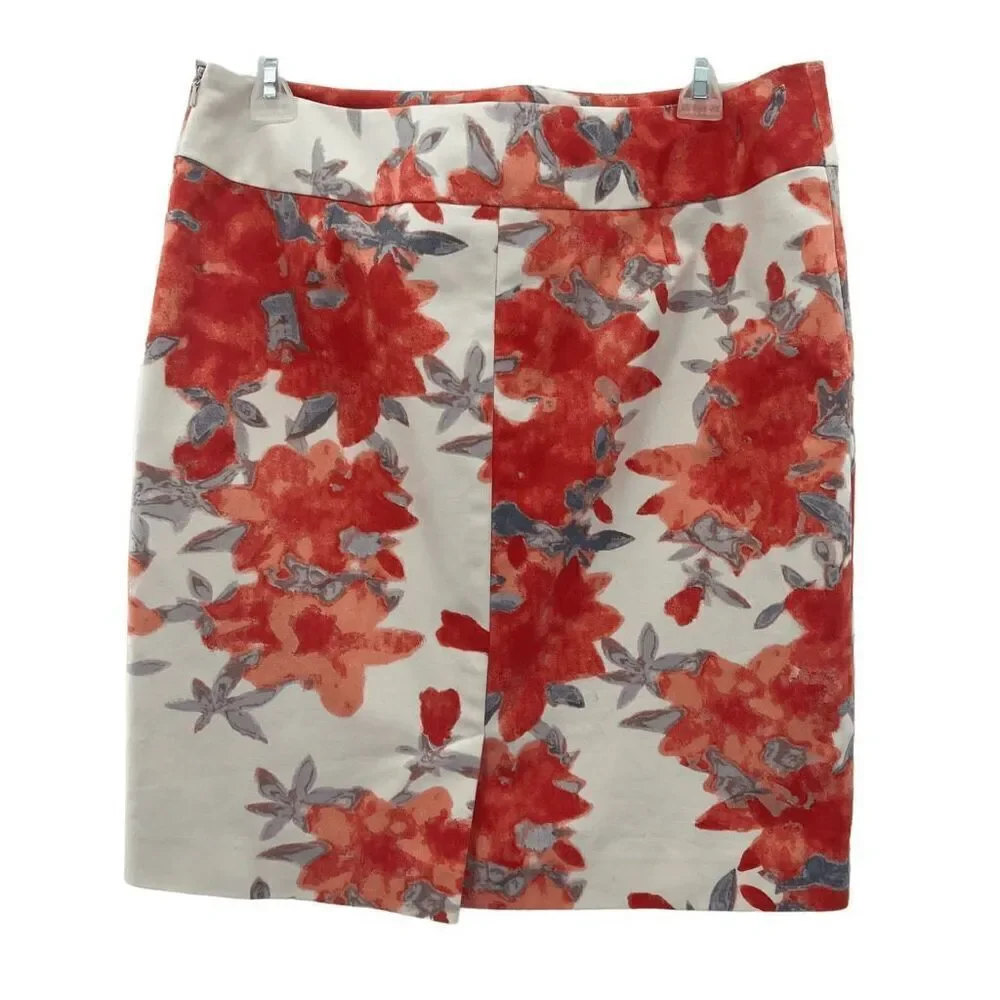 Halogen Floral Mini But Very Conservative Skirt